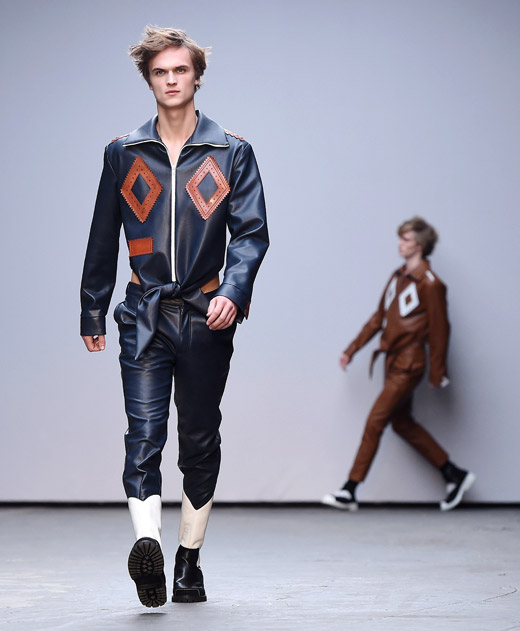 Xander Zhou at London Collections: Men