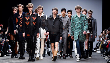 Xander Zhou at London Collections: Men