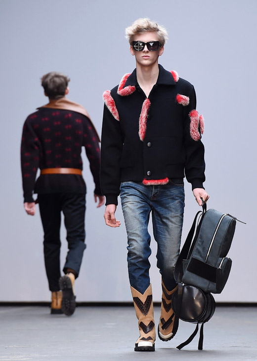 Xander Zhou at London Collections: Men