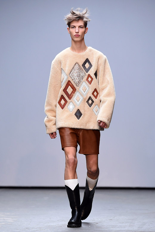 Xander Zhou at London Collections: Men