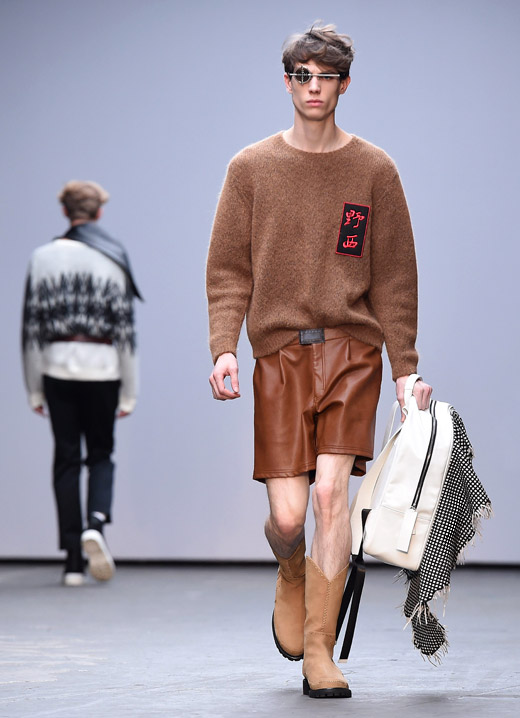 Xander Zhou at London Collections: Men