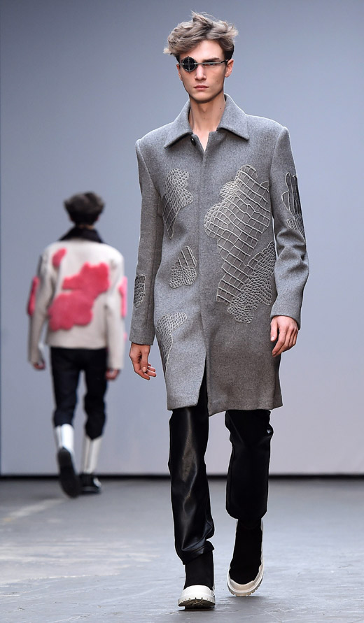 Xander Zhou at London Collections: Men