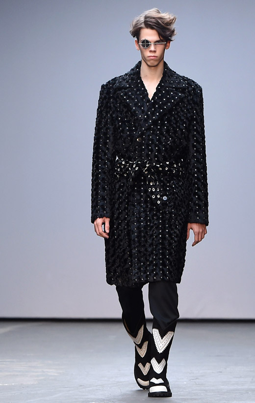 Xander Zhou at London Collections: Men