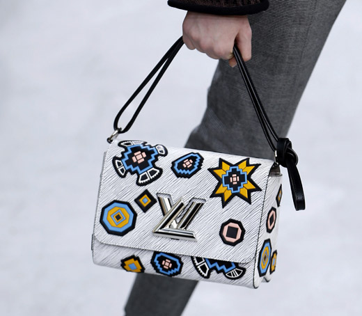 Fur, animal prints and box-like handbags by Louis Vuitton for Fall ...