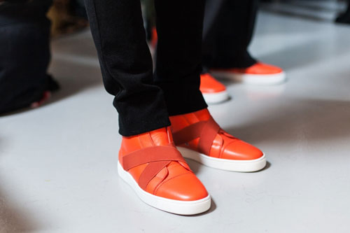 historie tøj Kilde Christian Louboutin Debuts New Shoes at London Collections: Men