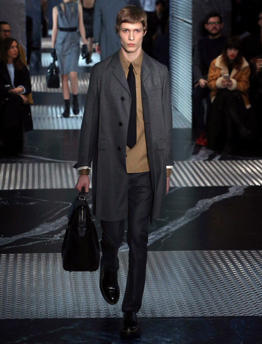 Prada Fall-Winter 2015/2016 collection at Milan men's fashion week