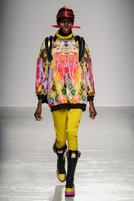 Manish Arora presented Fall/Winter 2015-2016 during Paris Fashion Week