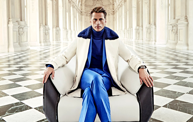 Mark Vanderloo in Ettore Bugatti Fall-Winter 2015/2016 campaign