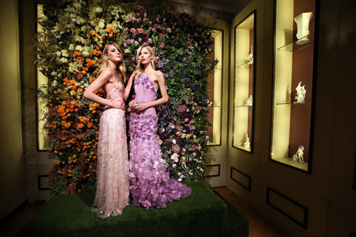 Meissen Couture presented the new Fall/Winter 2015/2016 collection in its Milan headquarter