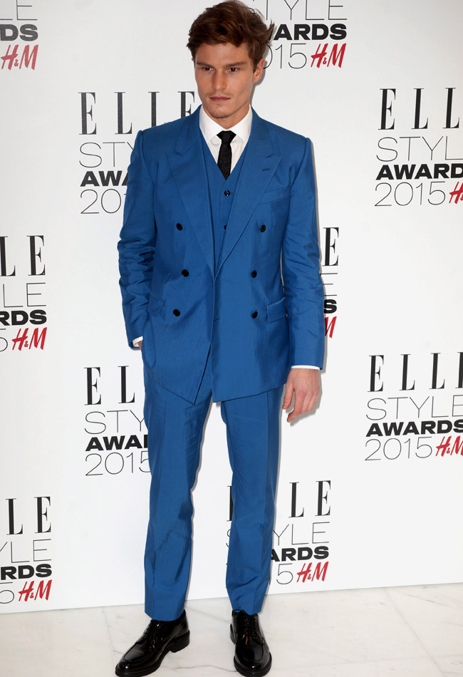 British model Oliver Cheshire among the nominees for the Most Stylish Man 2015 prize