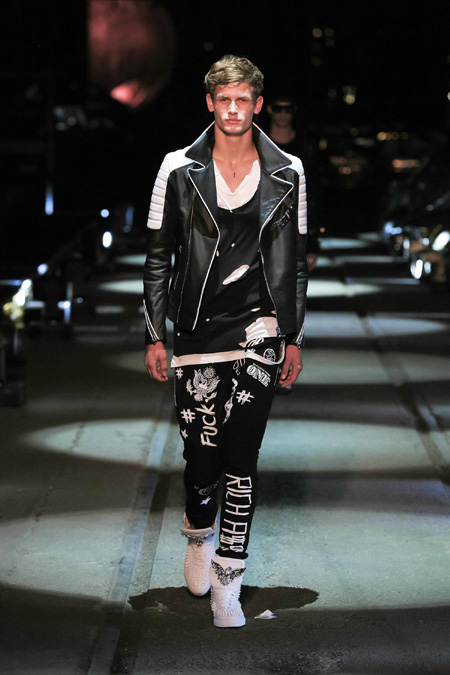 Philipp Plein Spring/Summer 2016 - inspired by the hip-rock