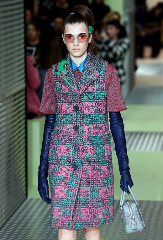 60s are back: Prada Fall-Winter 2015/2016 women's collection