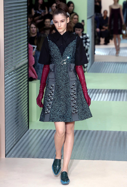 60s are back: Prada Fall-Winter 2015/2016 women's collection