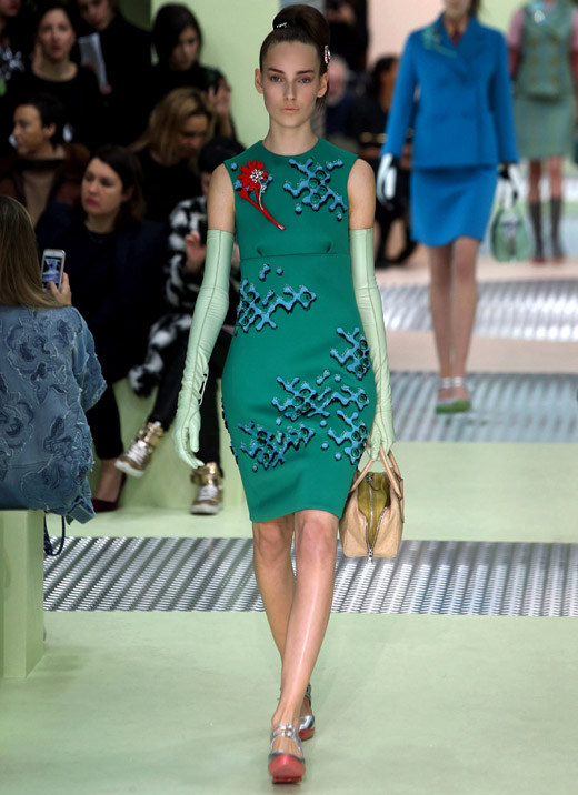 60s are back: Prada Fall-Winter 2015/2016 women's collection