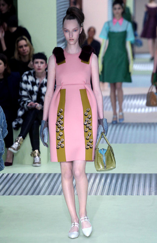 60s are back: Prada Fall-Winter 2015/2016 women's collection