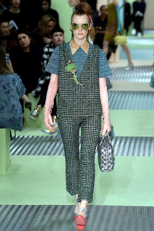 60s are back: Prada Fall-Winter 2015/2016 women's collection