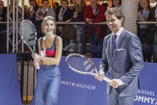 Celebrating Nadal’s ambassadorship for ‘Tommy Hilfiger’ underwear, tailored and fragrance