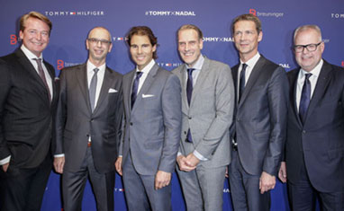 Celebrating Nadal’s ambassadorship for ‘Tommy Hilfiger’ underwear, tailored and fragrance