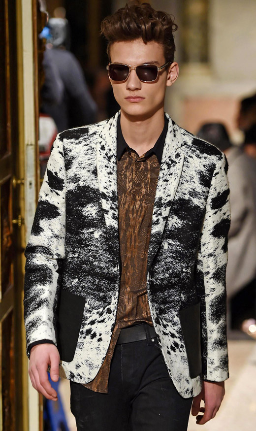 Roberto Cavalli Fall-Winter 2015/2016 collection at Milan men's fashion week