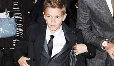 Celebrities' kids: Romeo Beckham style