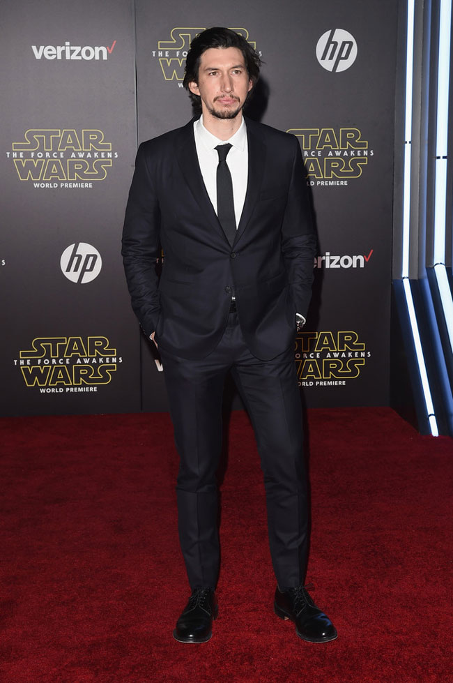 How the stars were dressed during the Star Wars: The Force Awakens premiere
