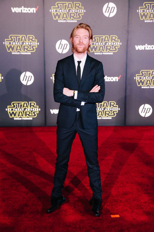 How the stars were dressed during the Star Wars: The Force Awakens premiere