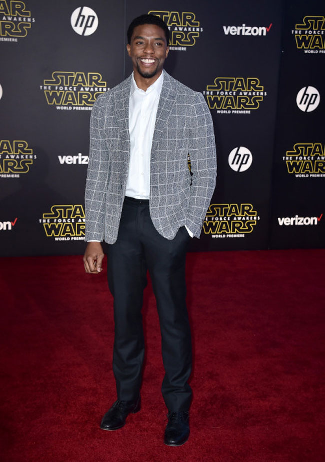 How the stars were dressed during the Star Wars: The Force Awakens premiere