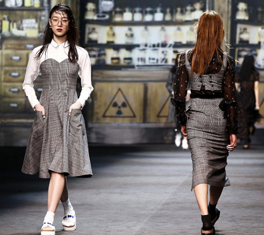 Steve J & Yoni P Fall-Winter 2015 collection at Seoul Fashion Week