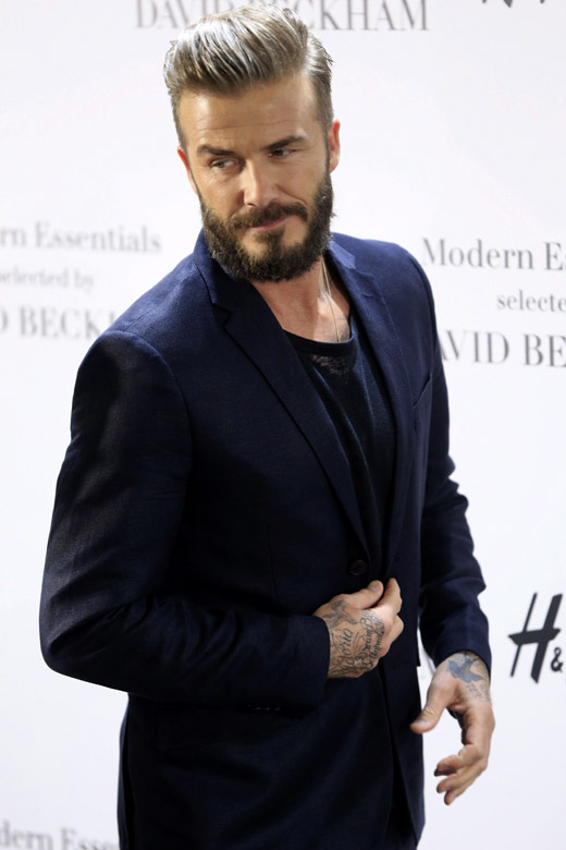 Celebrities' style: David Beckham