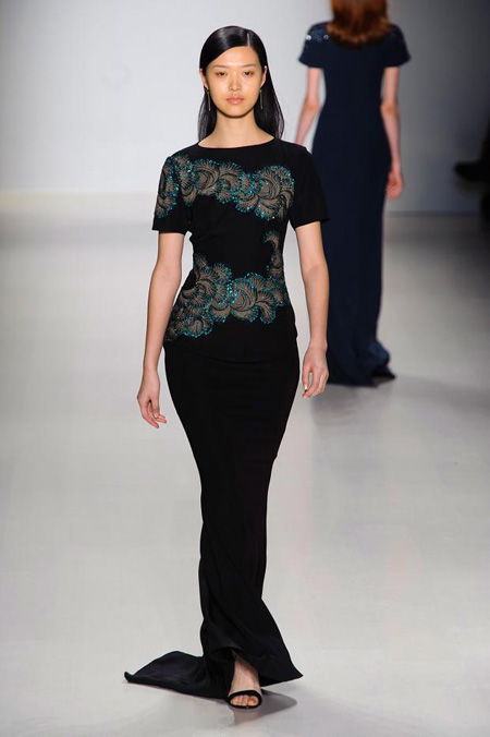 Tadashi Shoji presented Fall/Winter 2015-2016 collection during MBFW New York