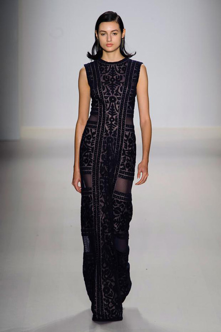 Tadashi Shoji presented Fall/Winter 2015-2016 collection during MBFW ...