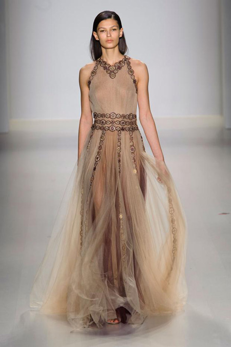 Tadashi Shoji presented Fall/Winter 2015-2016 collection during MBFW New York