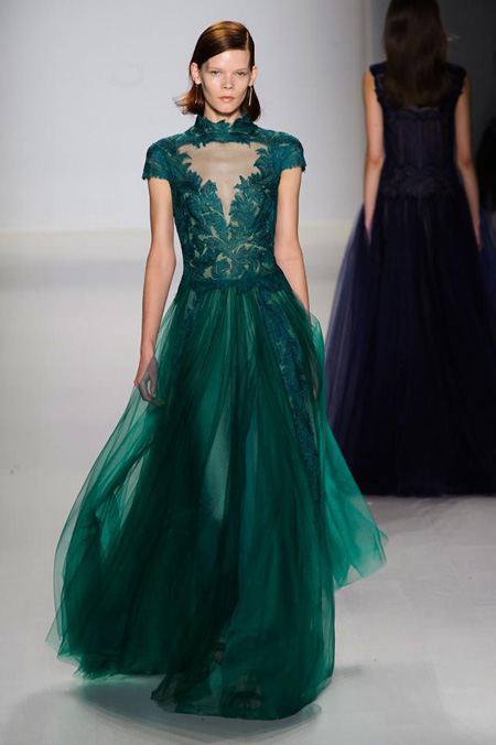 Tadashi Shoji presented Fall/Winter 2015-2016 collection during MBFW ...