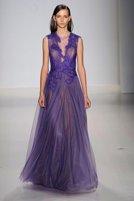 Tadashi Shoji presented Fall/Winter 2015-2016 collection during MBFW New York