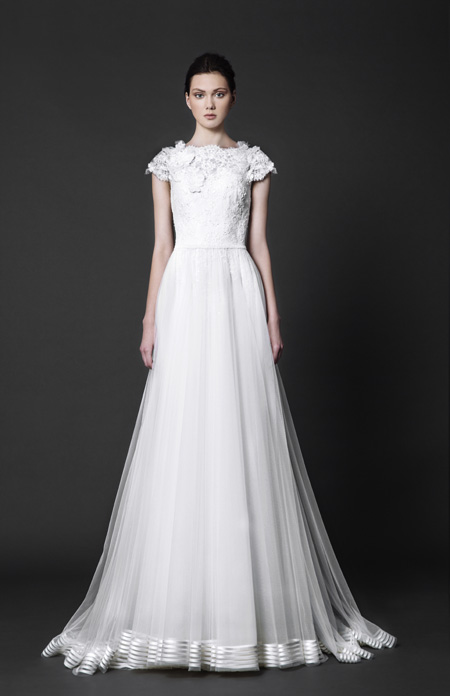 Abstract roses by Tony Ward Bridal 2016 collection