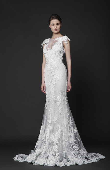 Abstract roses by Tony Ward Bridal 2016 collection