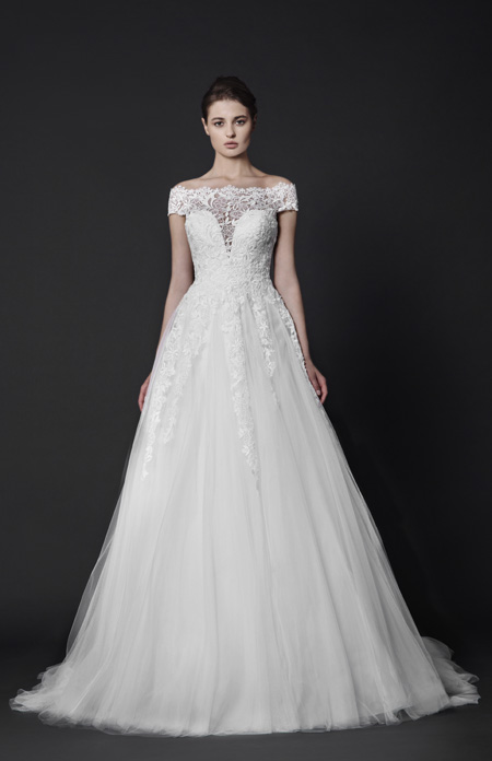 Abstract roses by Tony Ward Bridal 2016 collection