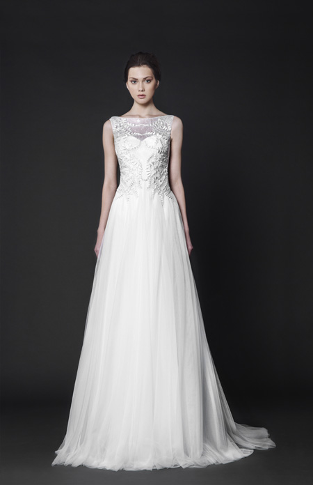 Abstract roses by Tony Ward Bridal 2016 collection