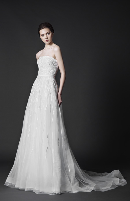 Abstract roses by Tony Ward Bridal 2016 collection