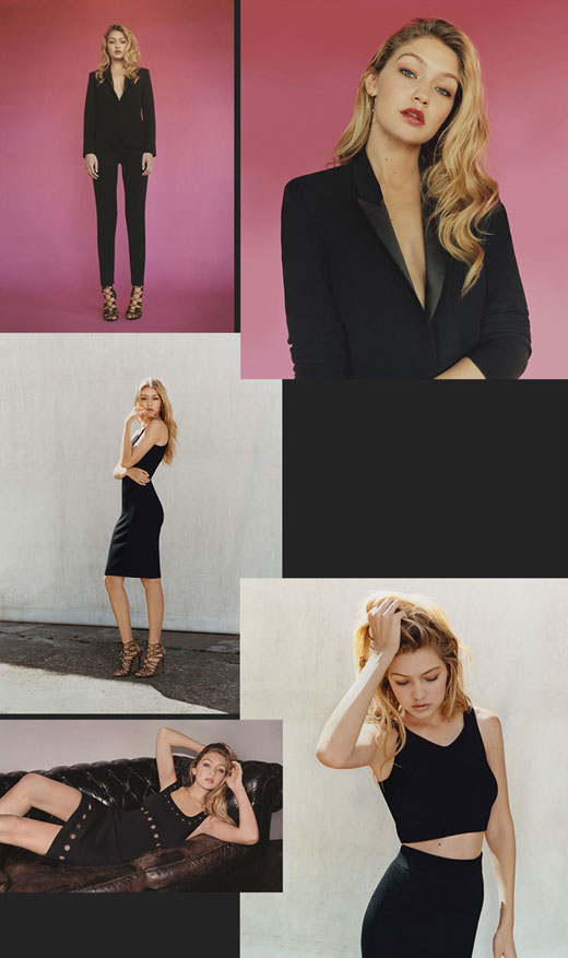 Topshop Autumn/Winter 2015 campaign starring Gigi Hadid