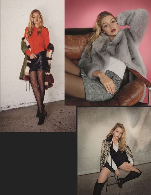 Topshop Autumn/Winter 2015 campaign starring Gigi Hadid