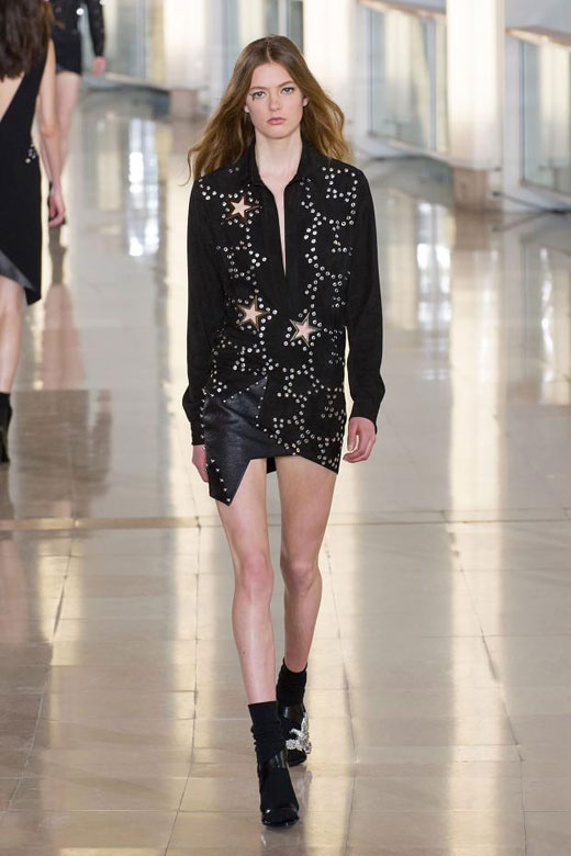 Fall/Winter 2015-2016 fashion trends: Shiny outfit