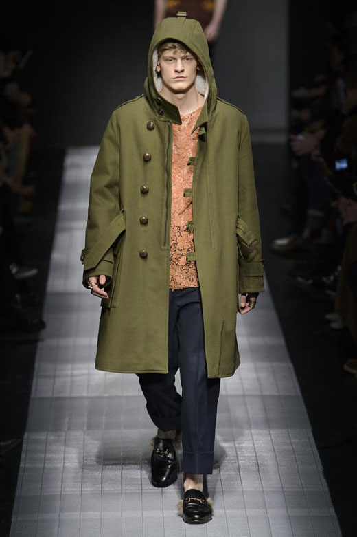 The green in the menswear - a key trend for Fall/Winter 2015-2016