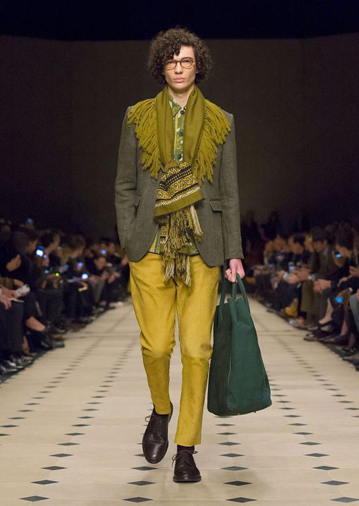 The green in the menswear - a key trend for Fall/Winter 2015-2016