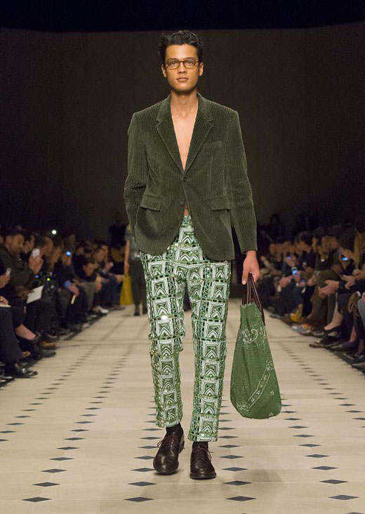 The green in the menswear - a key trend for Fall/Winter 2015-2016