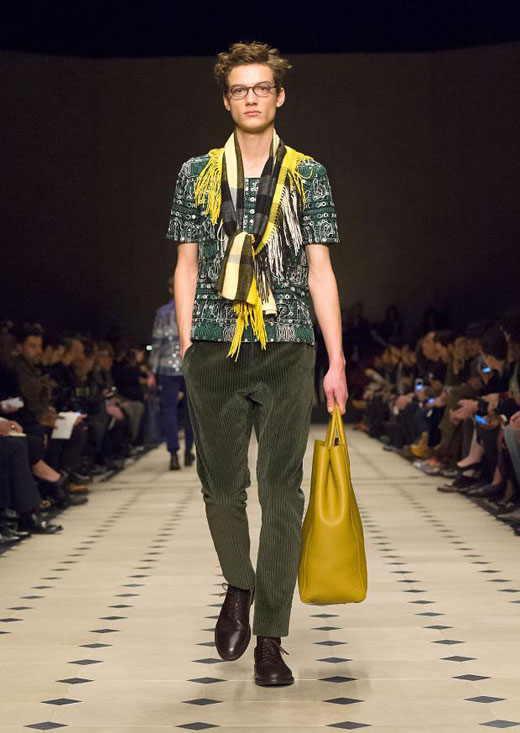 The green in the menswear - a key trend for Fall/Winter 2015-2016