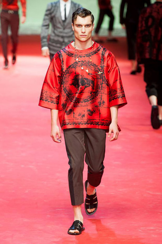 Spring-Summer 2015 menswear trends: Red