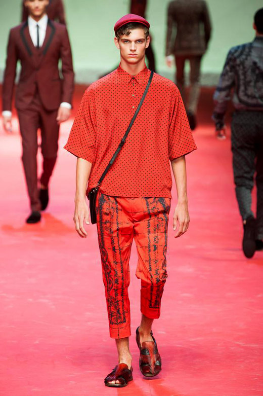 Spring-Summer 2015 menswear trends: Red