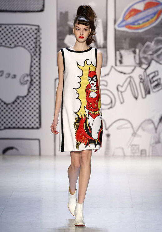 Japanese designer Tsumori Chisato with attractive Comic Prints at