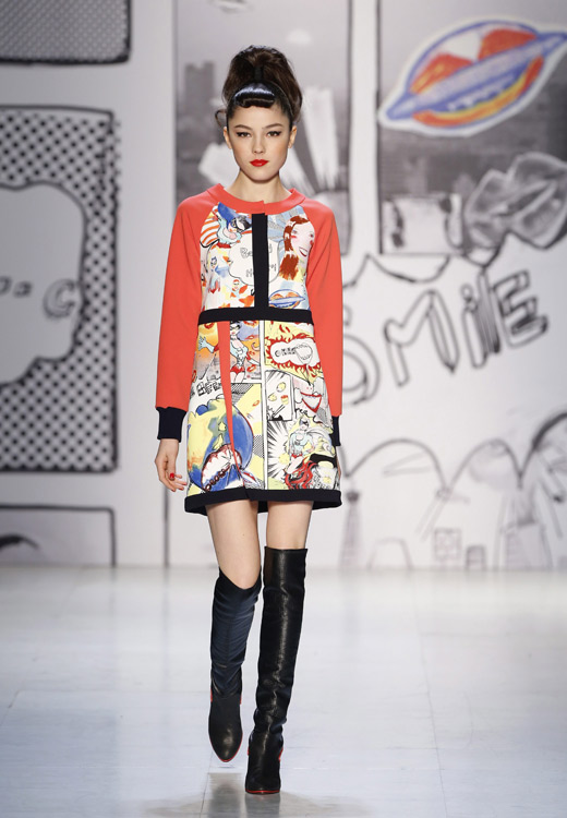 Japanese designer Tsumori Chisato with attractive Comic Prints at